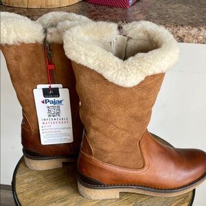 NWT Pajar Amarillo Waterproof Faux Fur Lined Snow Boot Size 10 US.